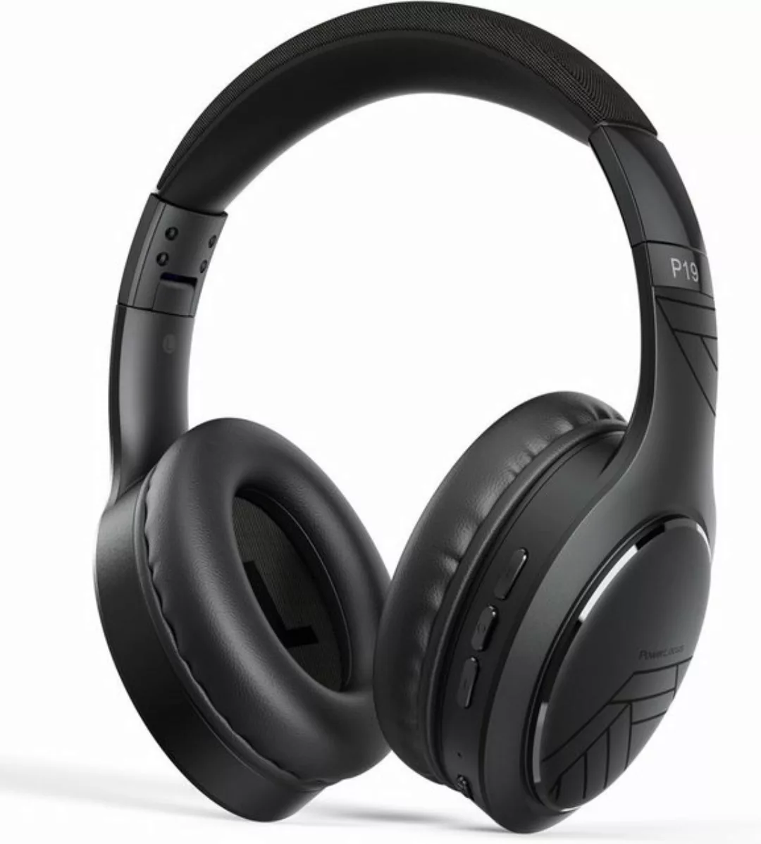 PowerLocus Bedienungsknöpfe Headset (Mit über dem Ohr liegenden, superweich günstig online kaufen