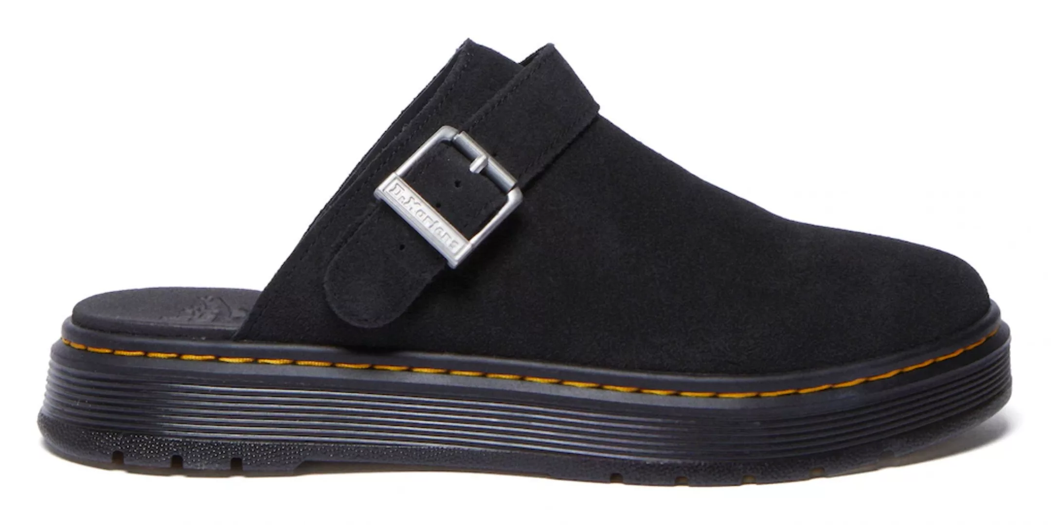 DR. MARTENS Sabot "Brookline BRONX SUEDE", Clog, Hausschuh, Slides mit Plat günstig online kaufen