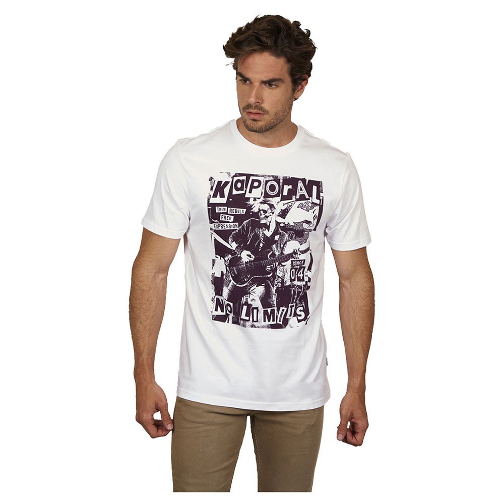 Kaporal Roy Kurzärmeliges T-shirt L White günstig online kaufen