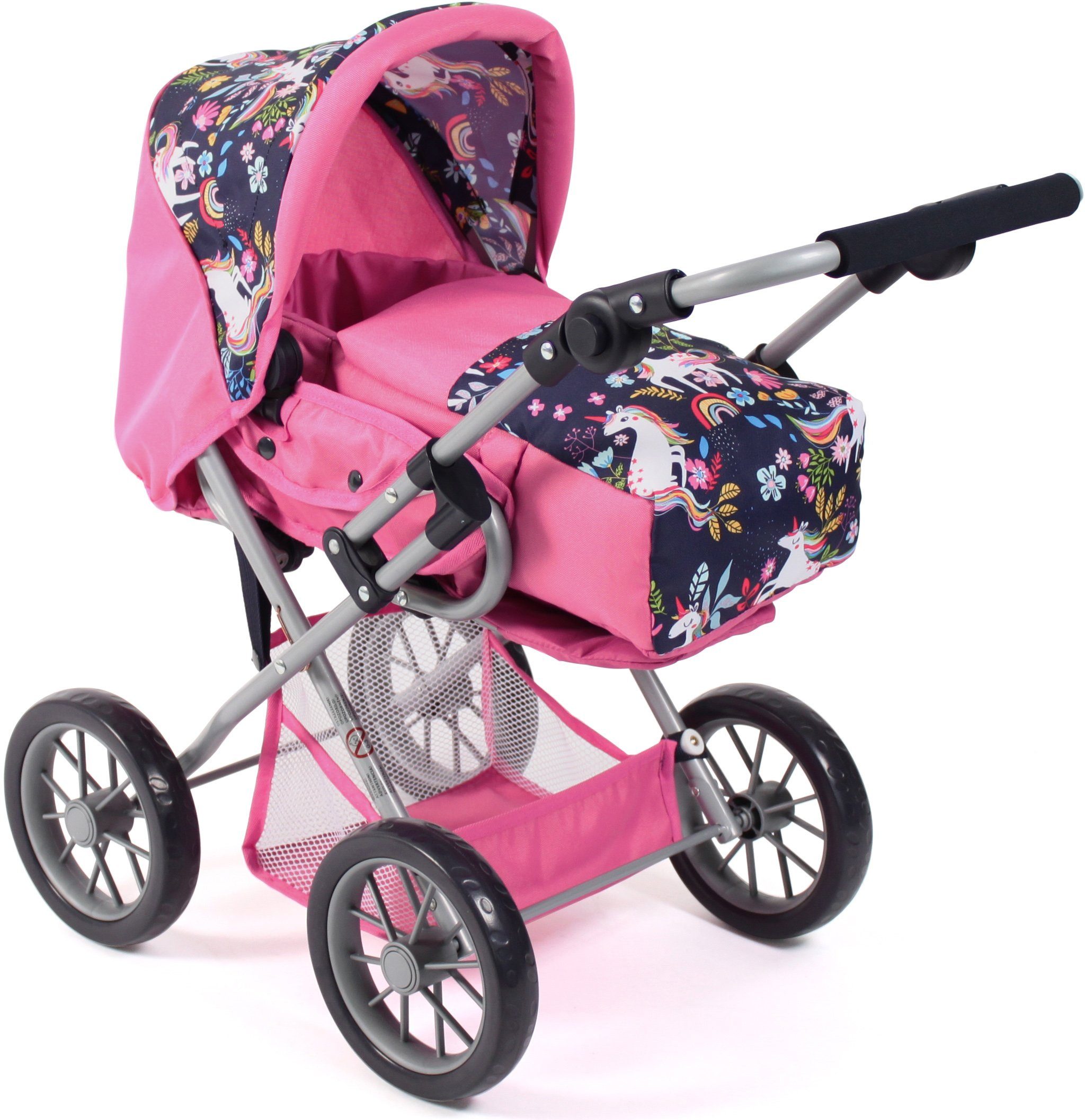 CHIC2000 Kombi-Puppenwagen Leni, Einhorn, mit herausnehmbarer günstig online kaufen
