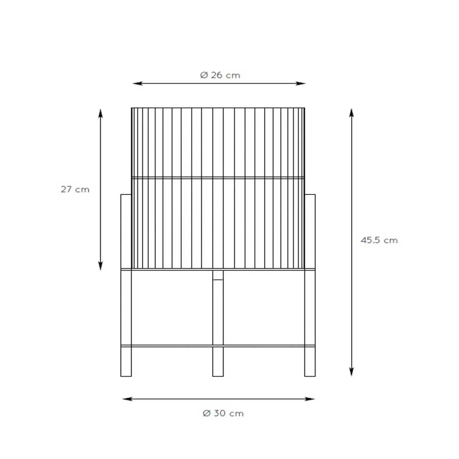 Tischleuchte Jantine aus Rattan, Ø 30 cm günstig online kaufen