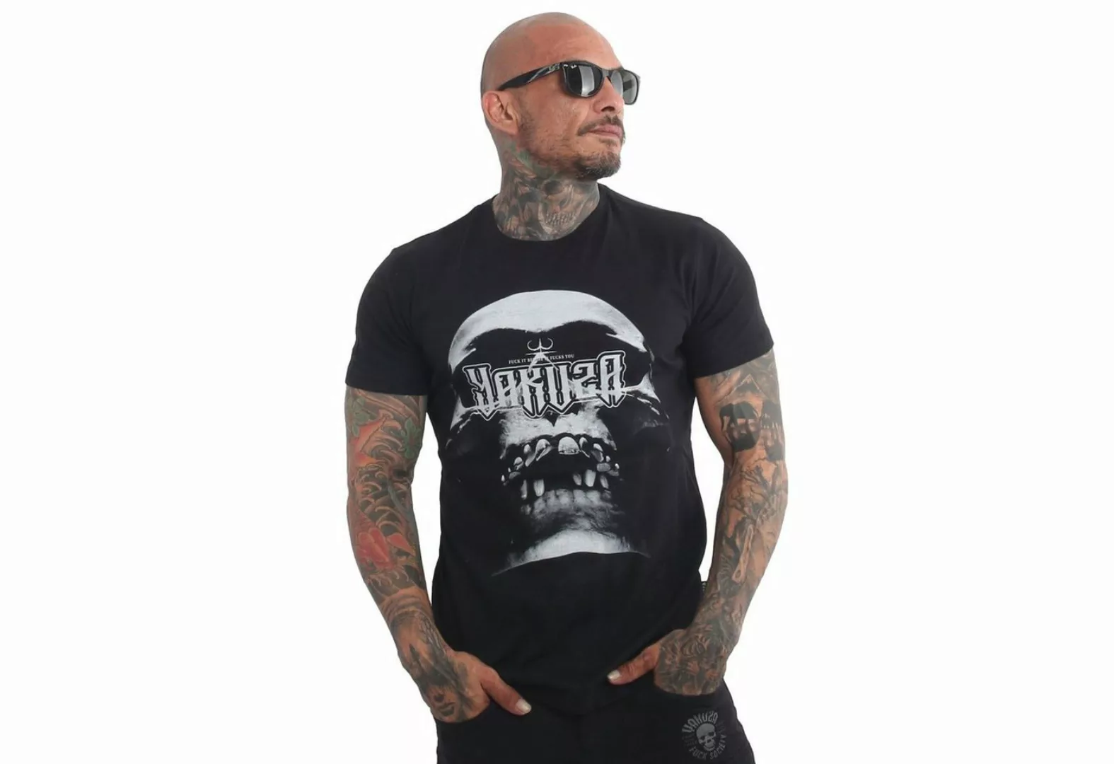 YAKUZA T-Shirt Ghost Skull günstig online kaufen