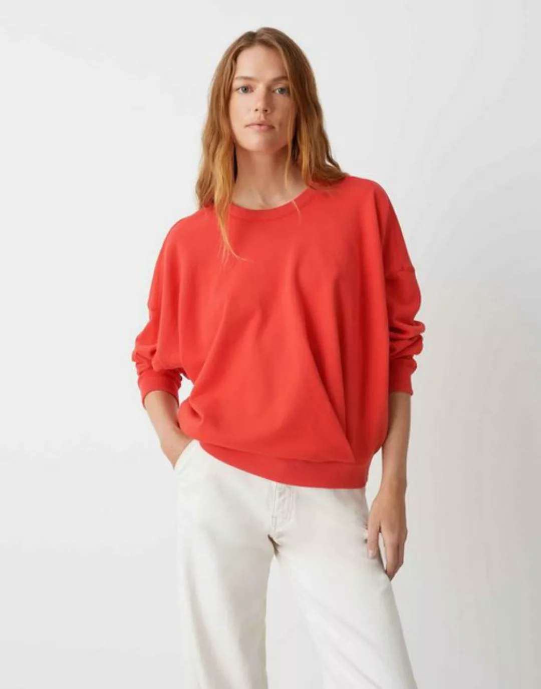 OPUS Sweater GOWDIE Oversize mit gebürsteter Oberfläche günstig online kaufen