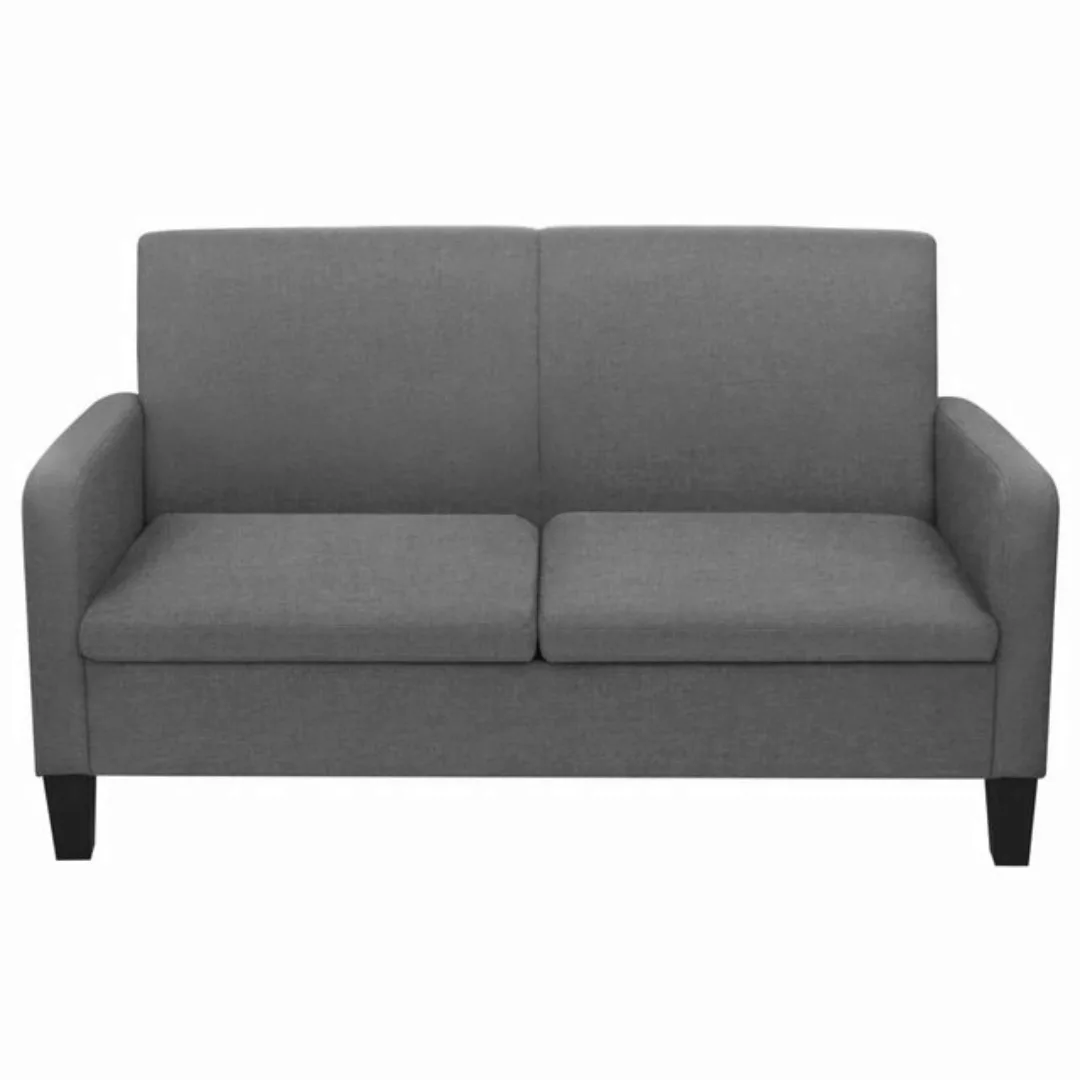 2-sitzersofa 135 X 65 X76 Cm Dunkelgrau günstig online kaufen