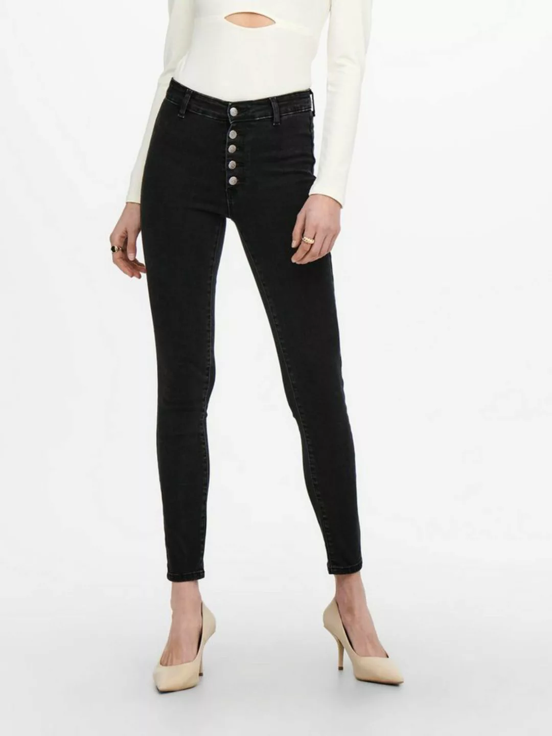 ONLY High-waist-Jeans ONLBLUSH HW SK ANK BUT LEGGINGDNM günstig online kaufen