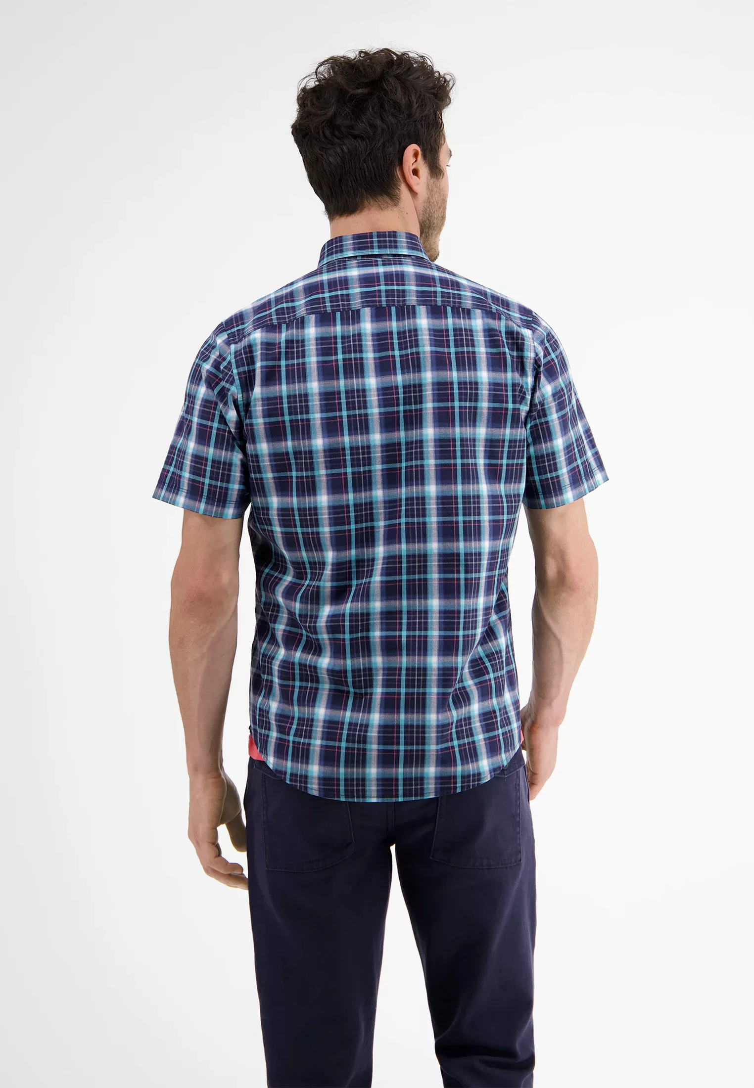 LERROS Kurzarmhemd "LERROS Halbarmhemd *Poplin Check*" günstig online kaufen