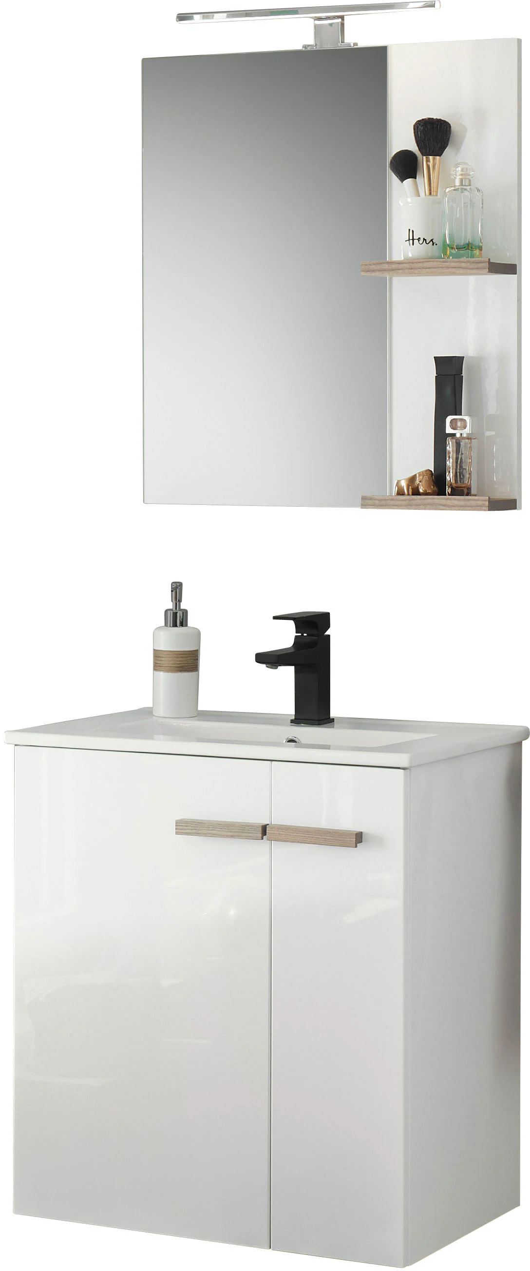 Places of Style Badmöbel-Set "SOLiD, Badmöbel-Set, Bad im modernen Design, günstig online kaufen