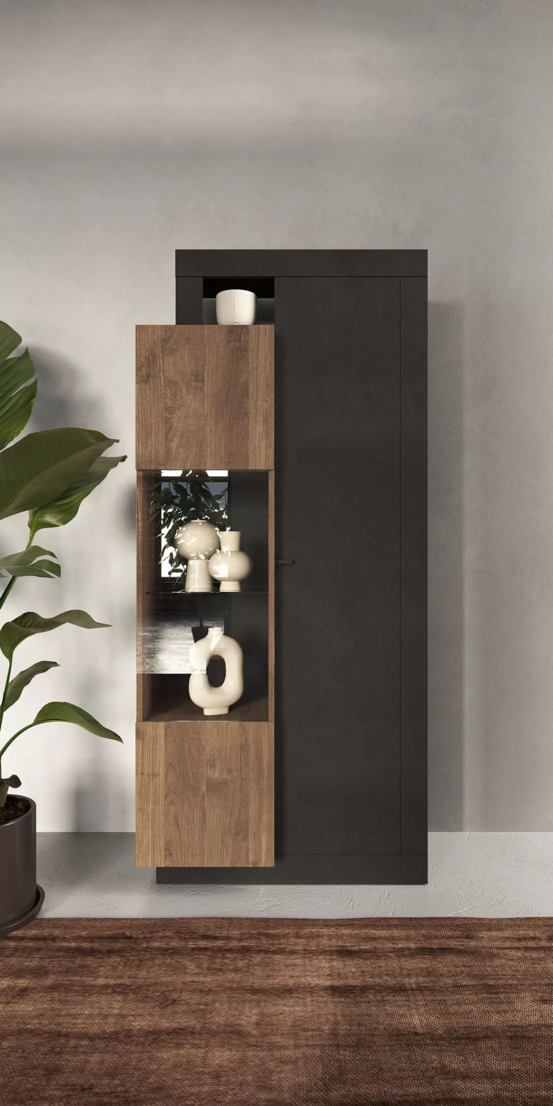 INOSIGN Vitrine "Freedom", Breite 87 cm mit 2 Türen, Höhe 188 cm günstig online kaufen