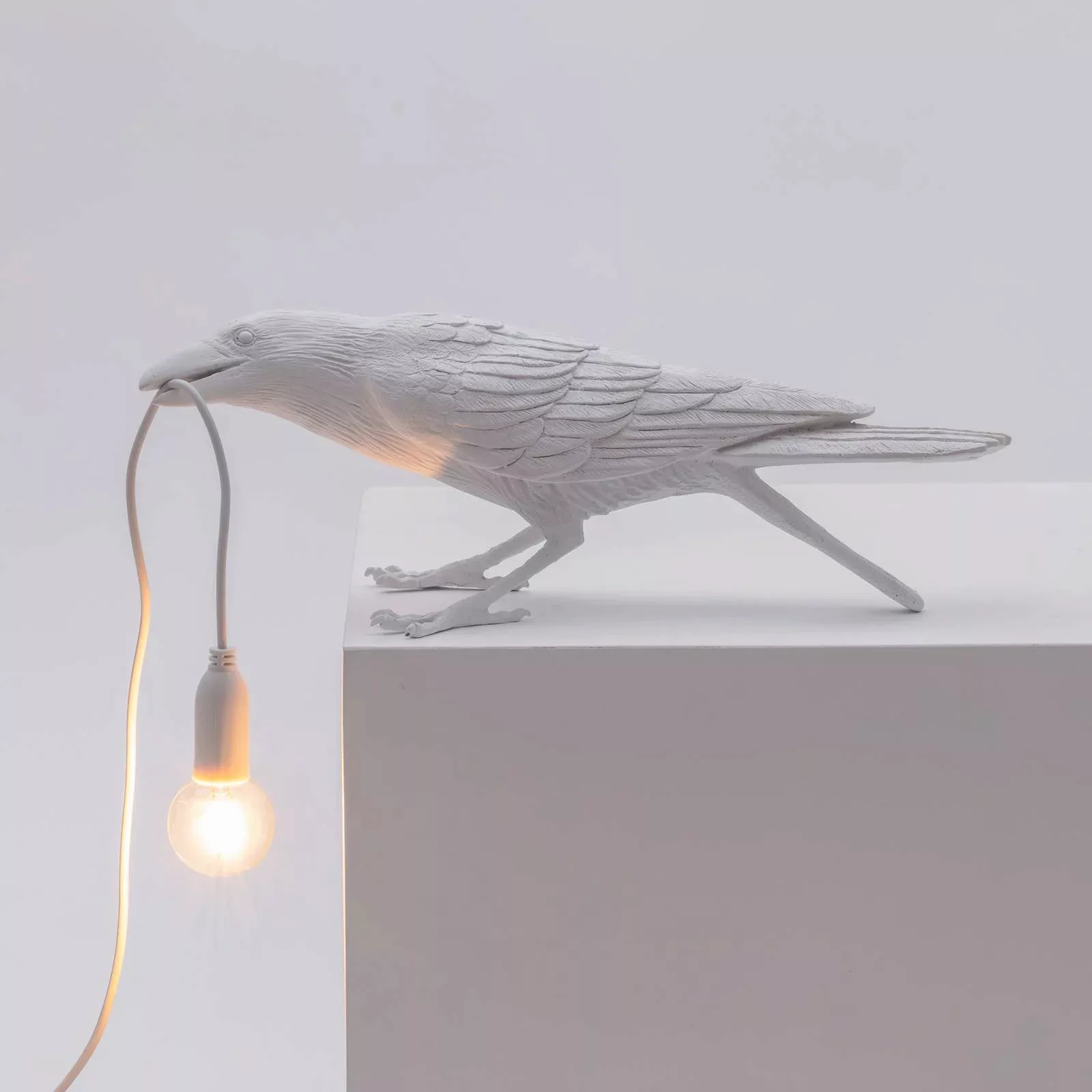 SELETTI Bird Lamp LED-Dekoleuchte, spielend, weiß günstig online kaufen