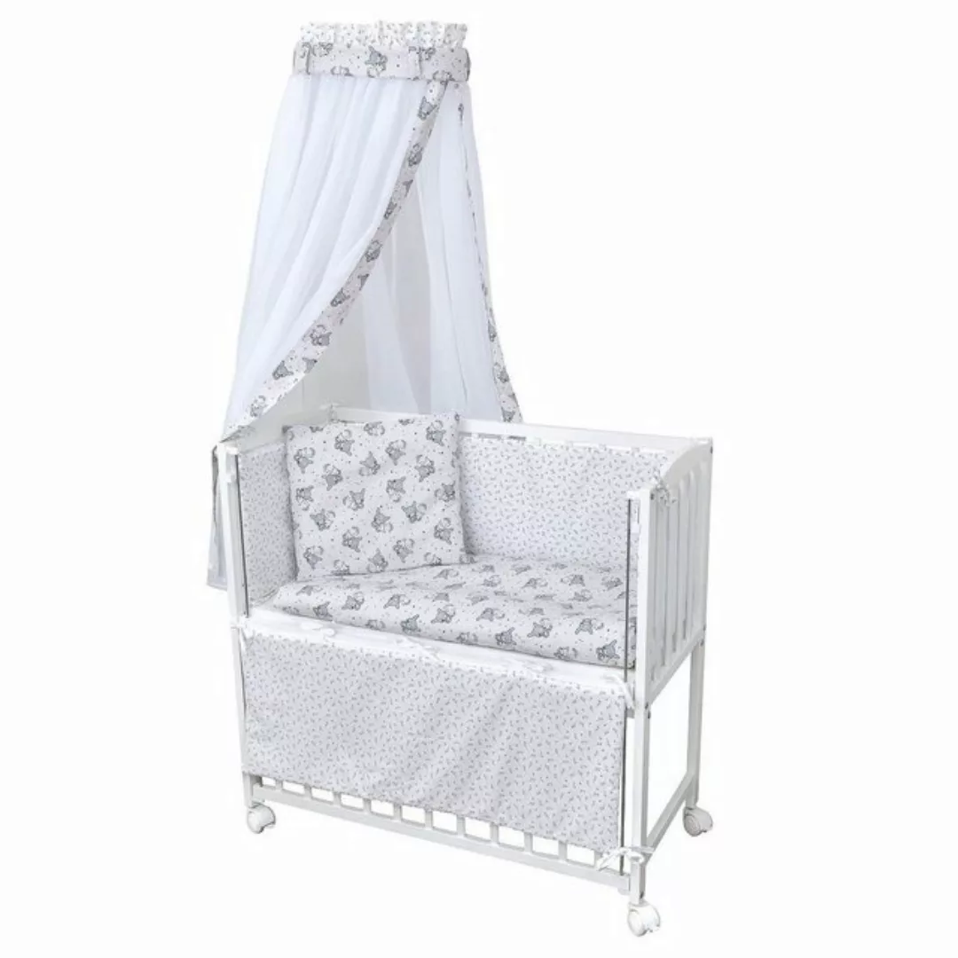 Baby-Delux Beistellbett Babybett kuschelhase Beige, Stillbett 90x40 weiß hö günstig online kaufen