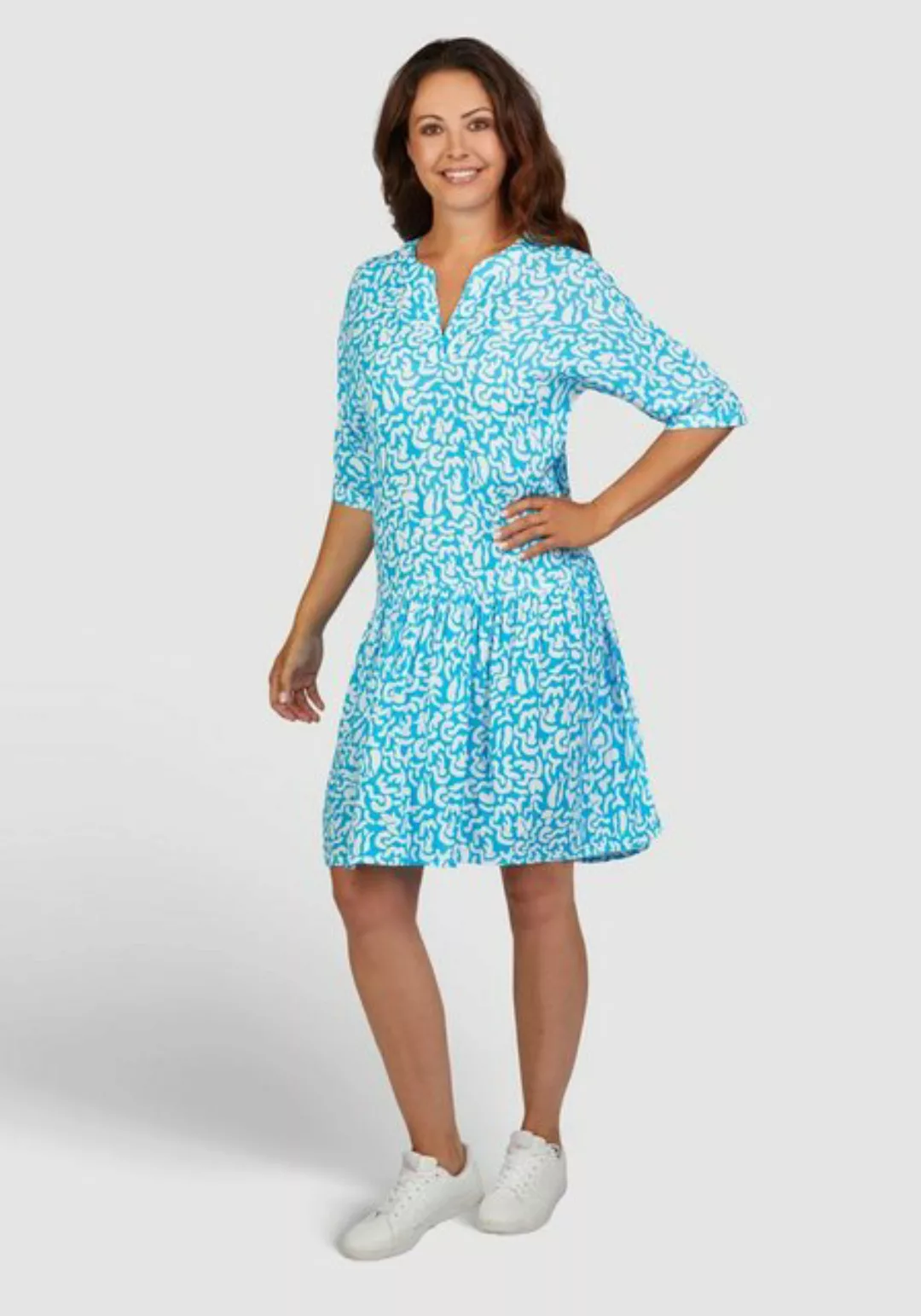 NAVIGAZIONE A-Linien-Kleid mit Allovermuster günstig online kaufen