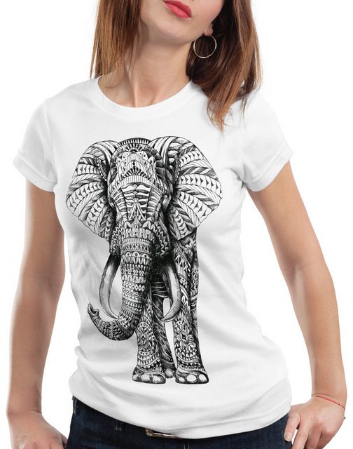 style3 T-Shirt Ink Elefanten elephant zoo urlaub thailand reise hemd urlaub günstig online kaufen