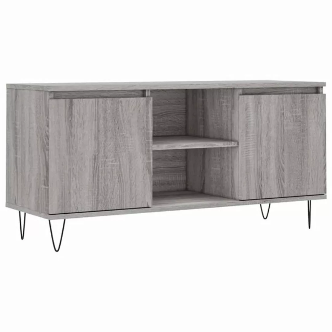 vidaXL TV-Schrank TV-Schrank Grau Sonoma 104x35x50 cm Holzwerkstoff günstig online kaufen