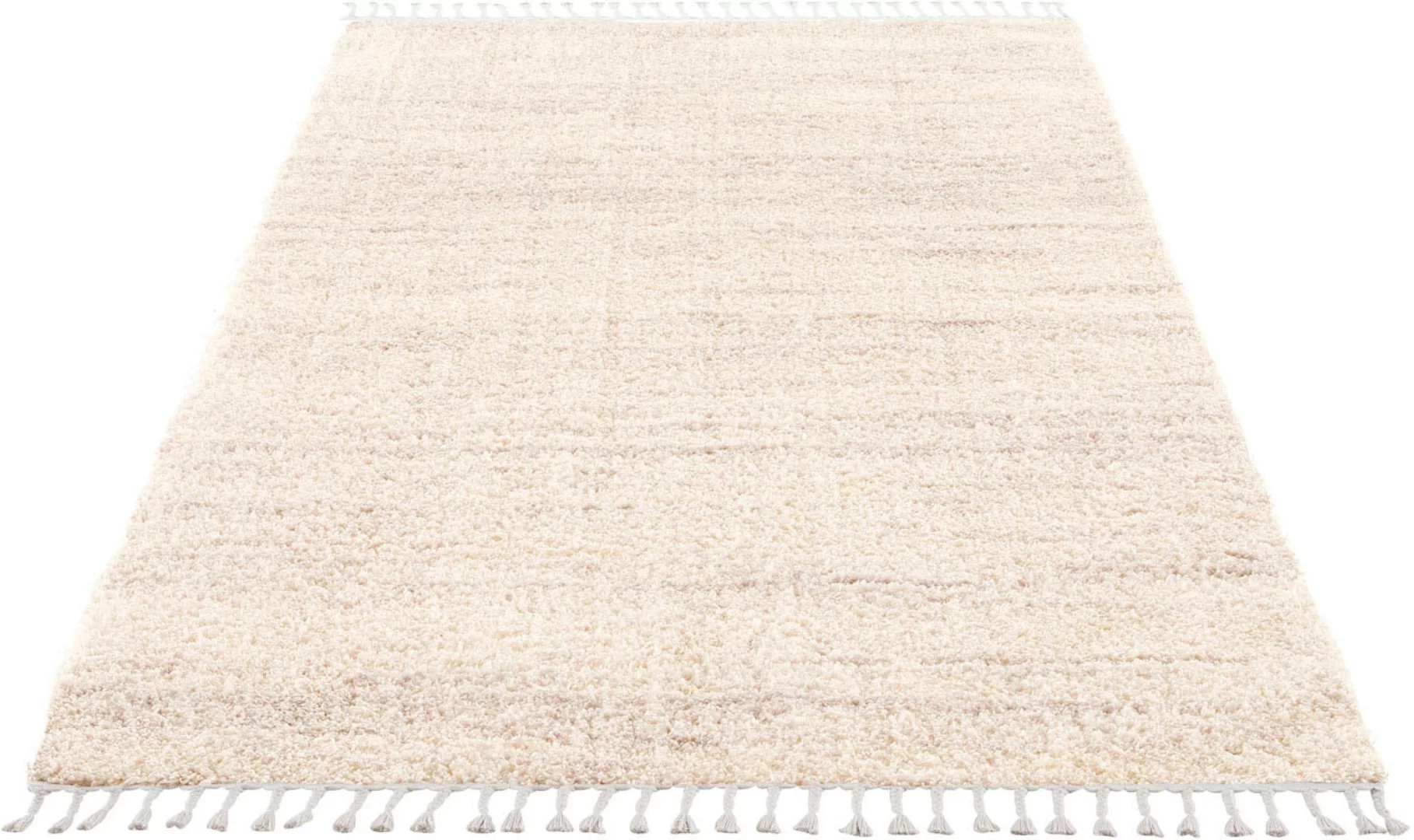 carpet city® Hochflor Teppich Pulpy 524 Creme creme Gr. 120 x 160 günstig online kaufen