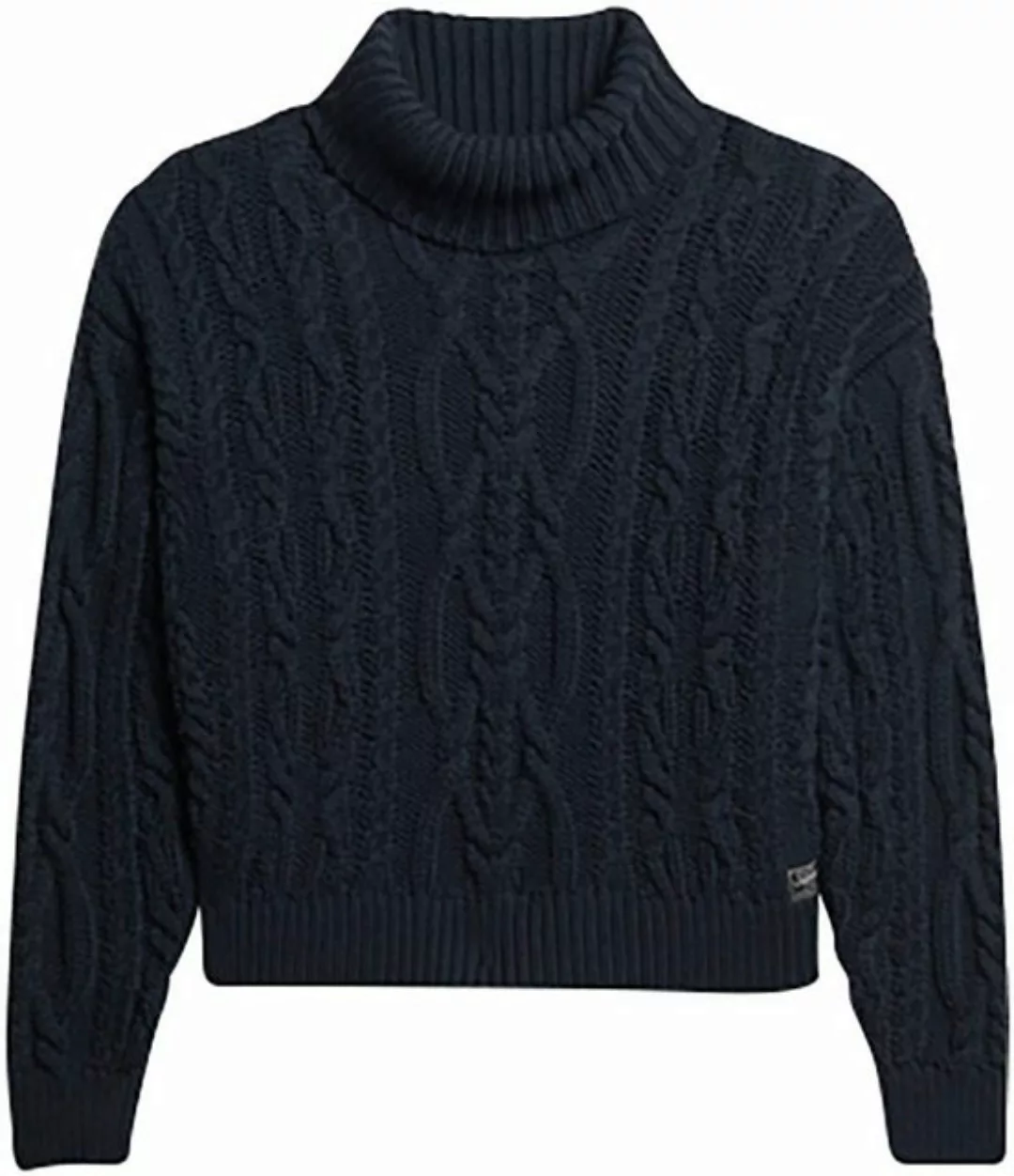 Superdry Strickpullover VINTAGE HIGH NECK CABLE KNIT günstig online kaufen