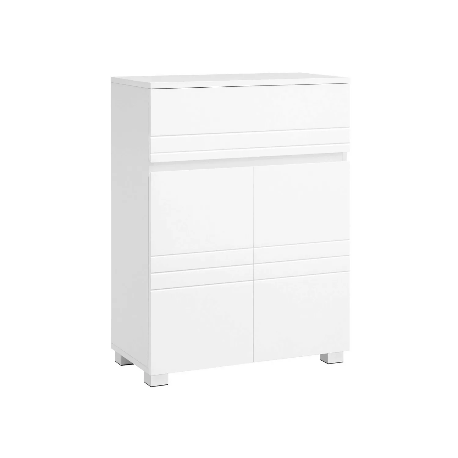 Vasagle Badezimmerschrank mit Schublade und Regal 30 cm x 60 cm x 80 cm Wei günstig online kaufen