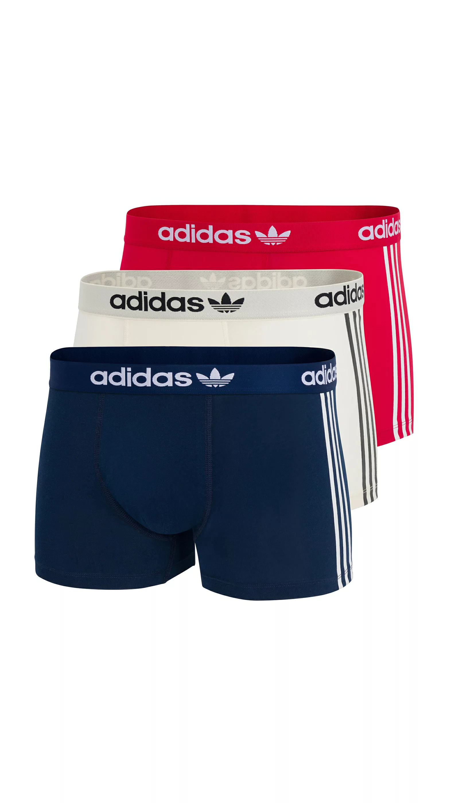 adidas Originals Boxershorts, (Packung, 3 St.), mit elastischem Logo-Bund günstig online kaufen