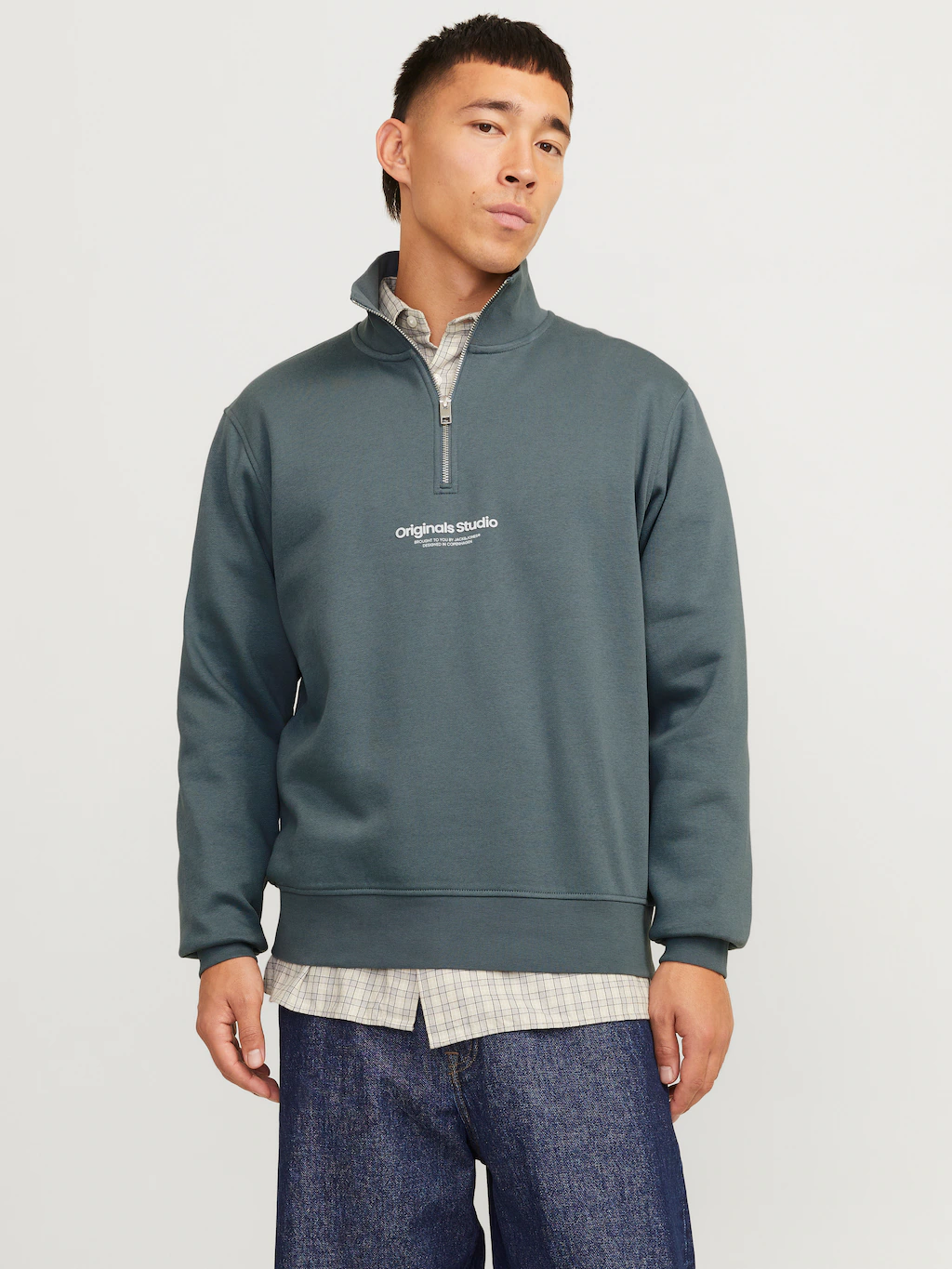 Jack & Jones Sweatshirt "JORVESTERBRO SWEAT QUARTER ZIP HN NOOS" günstig online kaufen