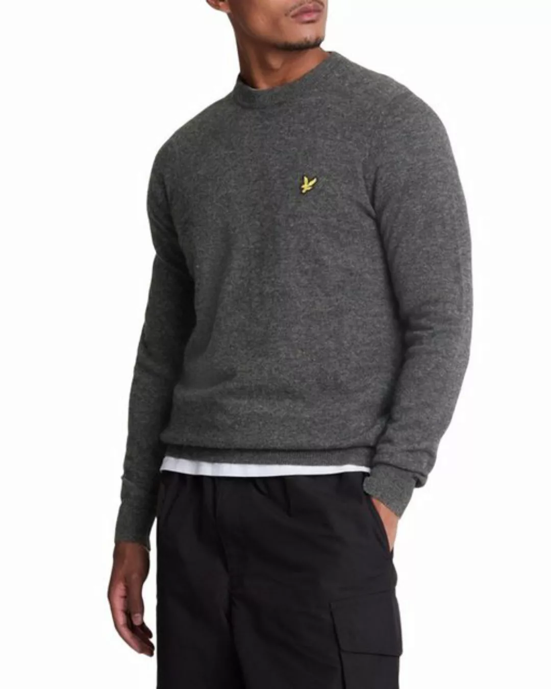 Lyle & Scott Strickpullover Rundhalsausschnitt, Atmungsaktiv günstig online kaufen