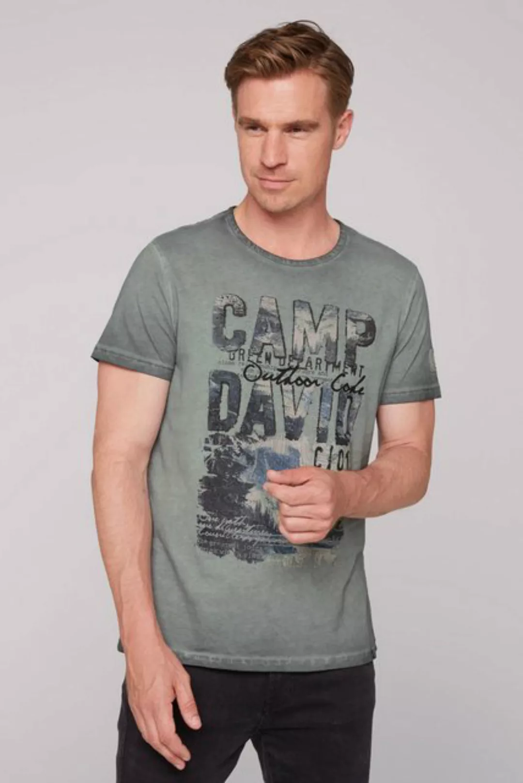 CAMP DAVID T-Shirt T-Shirt HELI FLIGHT Kurzarmshirt (1-tlg) günstig online kaufen