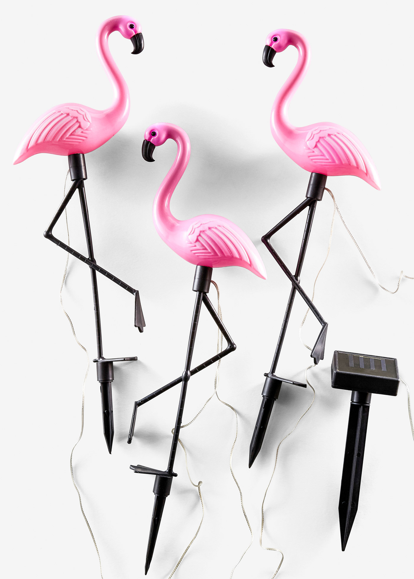 Solar Dekoleuchte Flamingo (3er Pack) günstig online kaufen