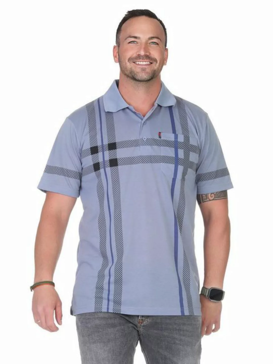 EloModa Poloshirt Herren Poloshirt Sommer Polo-Hemd Kurzarm, Gr. M L XL 2XL günstig online kaufen