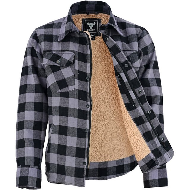 BULLDT Thermohemd Trend529-Hemd Gefüttert Lumberjack Flanellhemd Arbeitshem günstig online kaufen