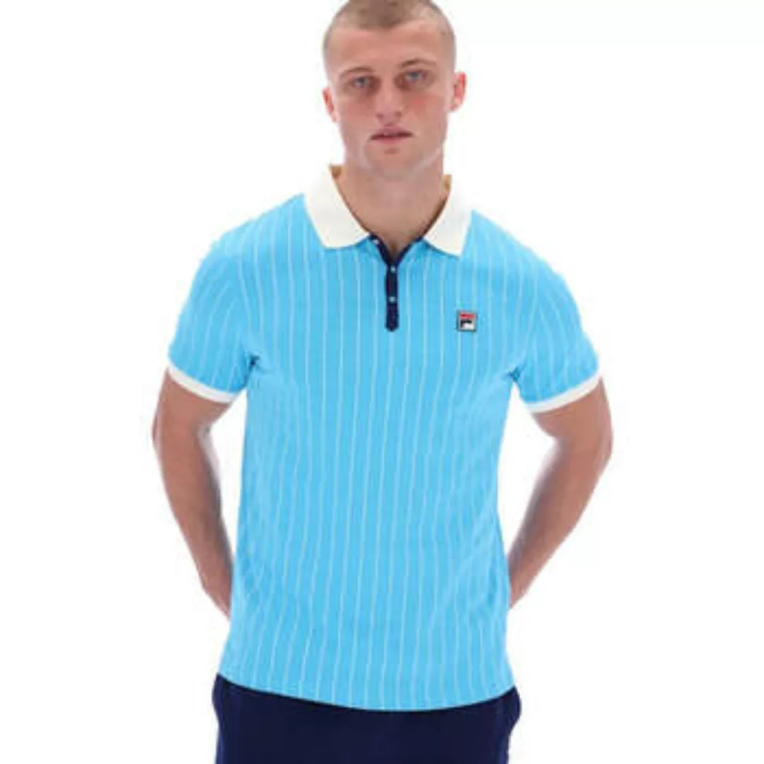 Fila  T-Shirts & Poloshirts BB1 Classic Striped Polo Shirt Cyan Blue günstig online kaufen