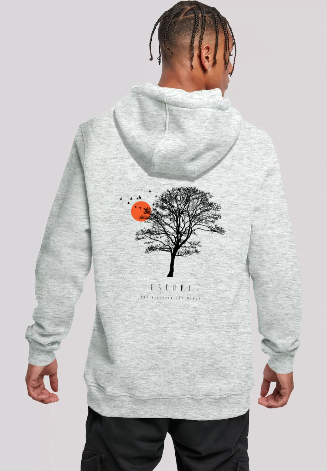F4NT4STIC Kapuzenpullover "Escape Discover the World Tree Birds", Premium Q günstig online kaufen