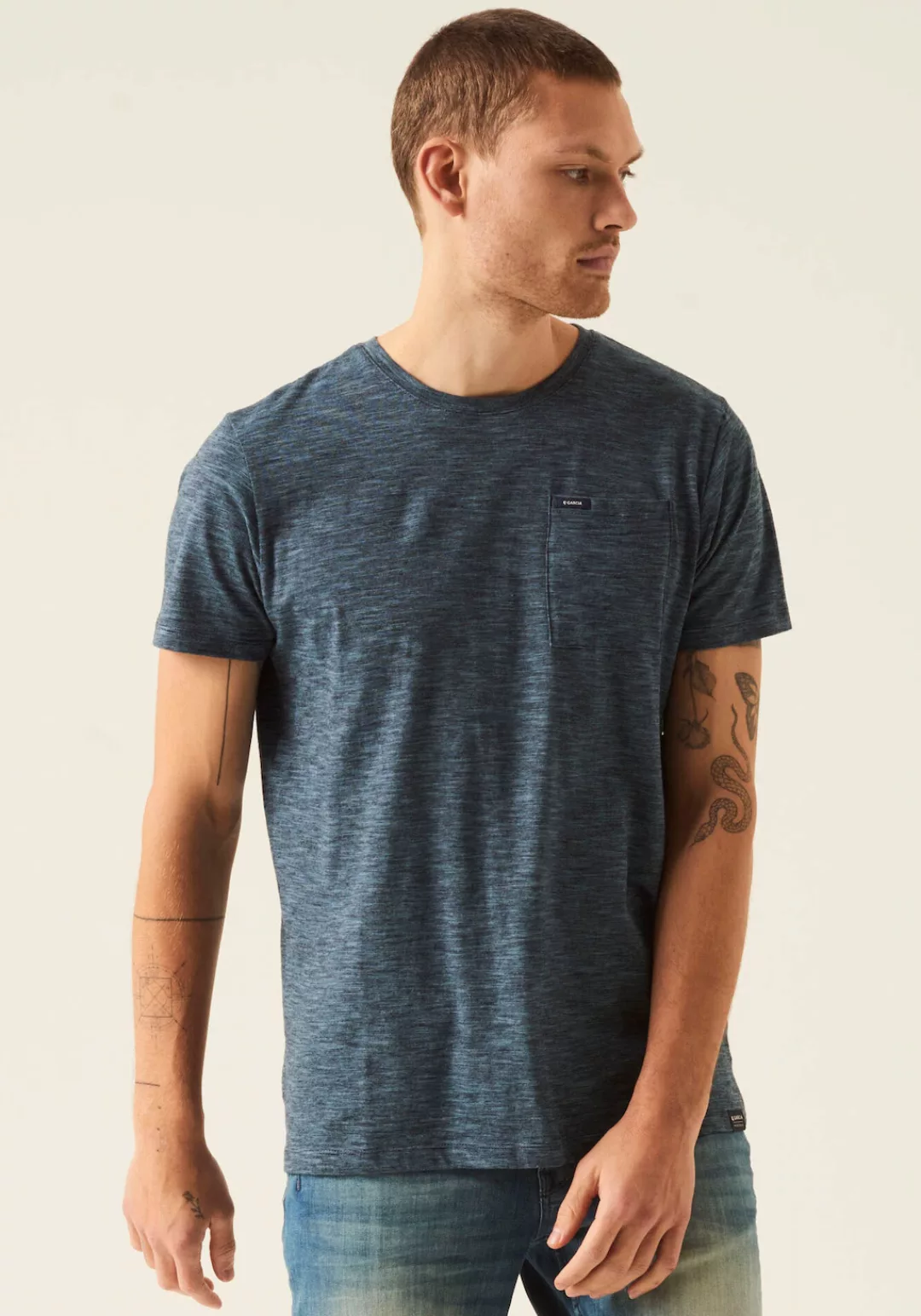 Garcia T-Shirt (1-tlg) mit Brusttasche günstig online kaufen