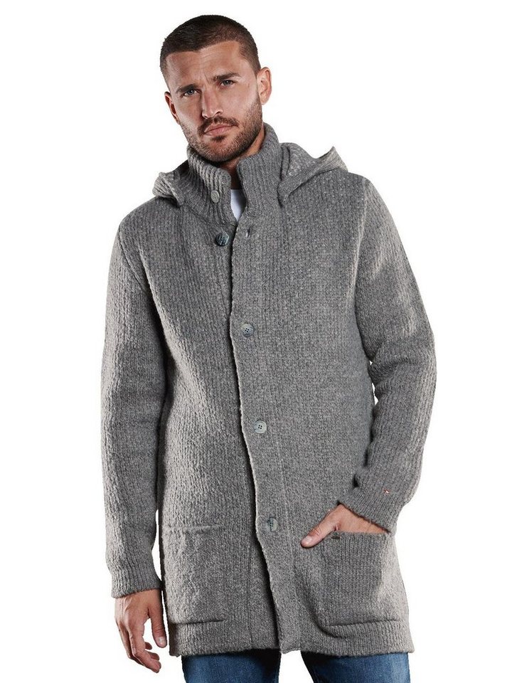 emilio adani Strickjacke Strickjacke mit abnehmbarer Kapuze günstig online kaufen