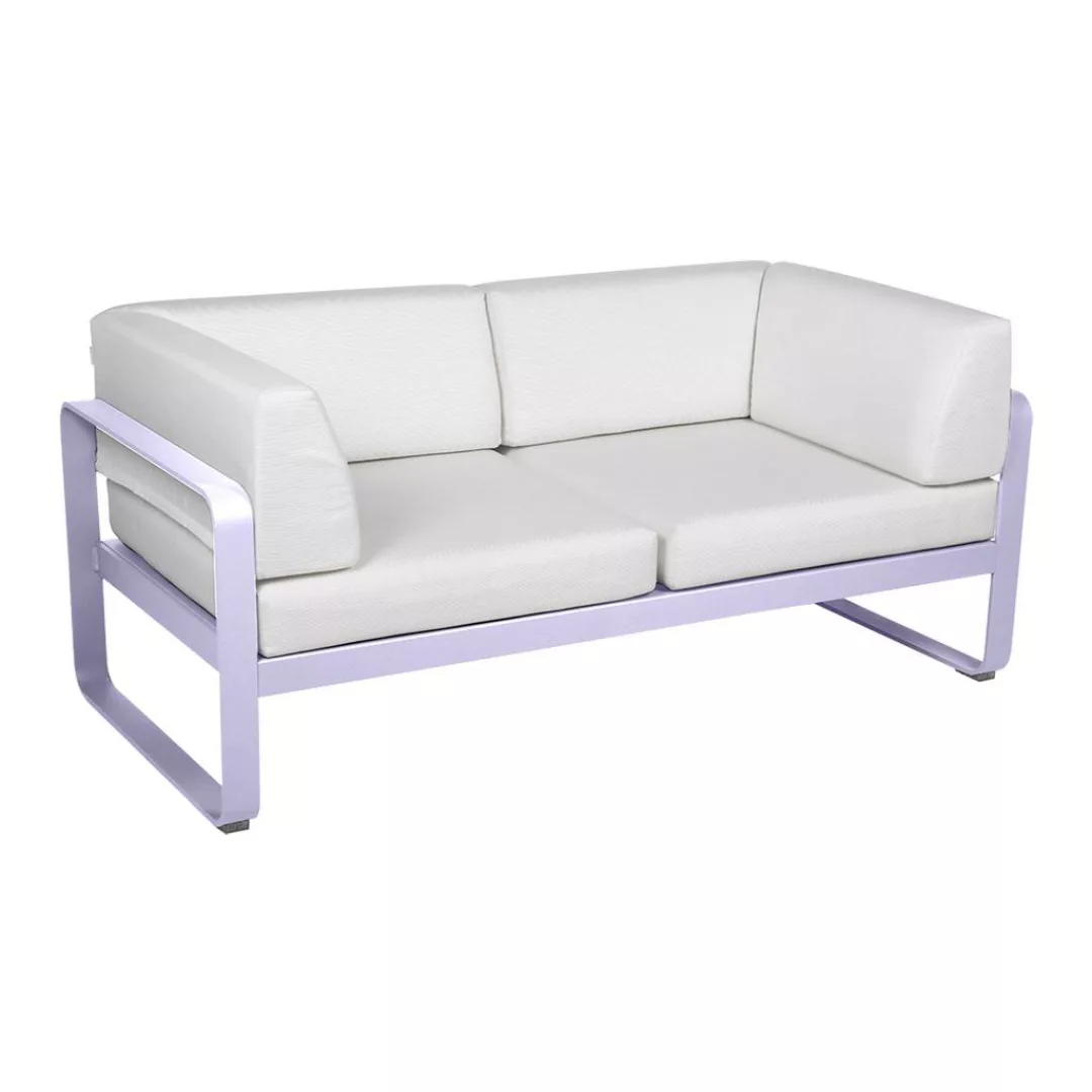 Bellevie 2-Sitzer Club Sofa D1 Marshmallow 81 Grauweiß günstig online kaufen