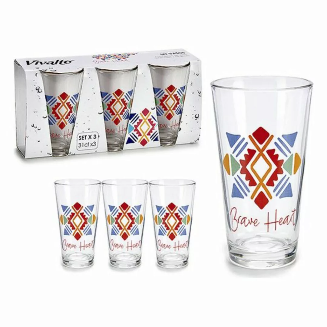 Gläserset Vivalto 31 Cl Durchsichtig Glas Kristall (310 Ml) (3 Stücke) günstig online kaufen