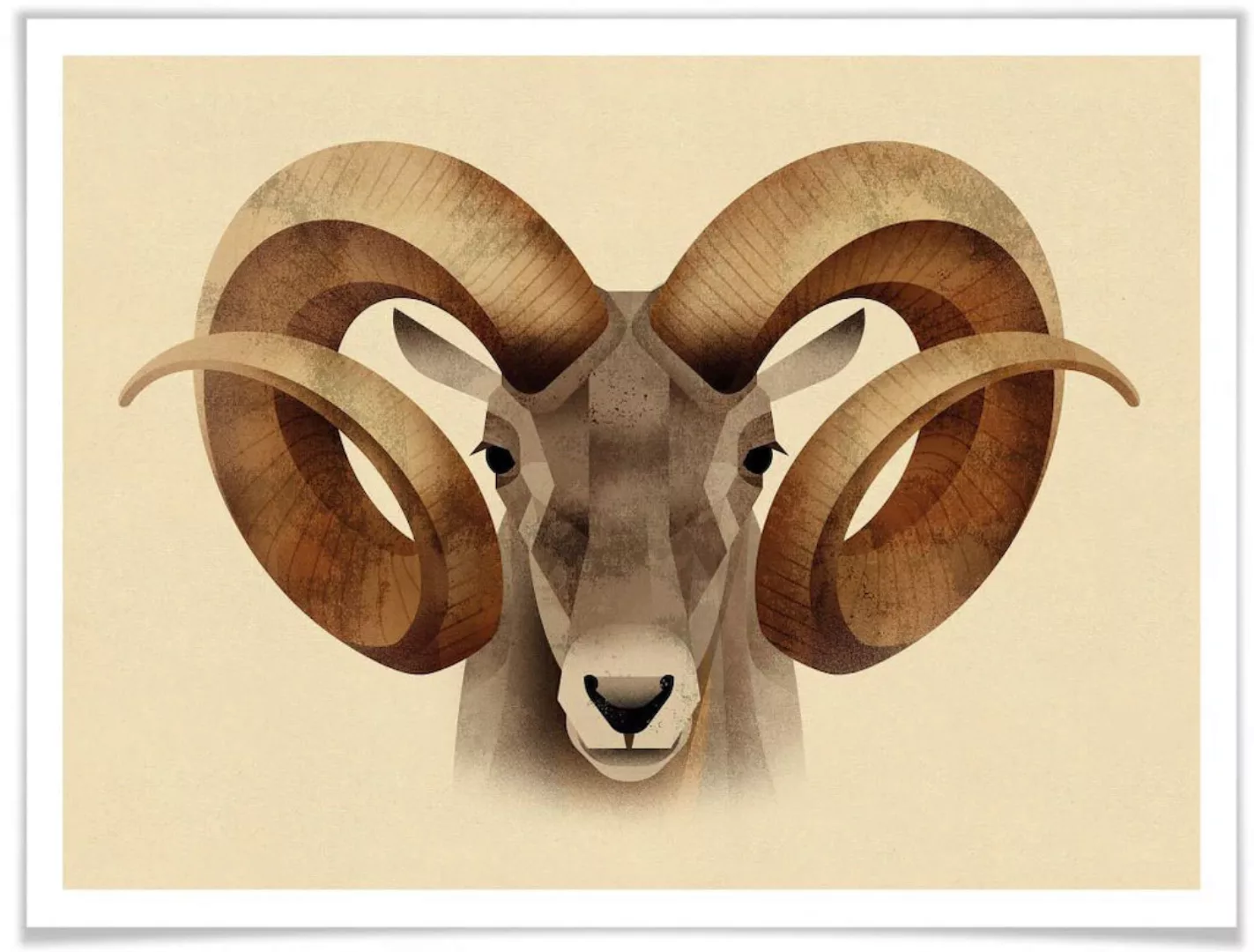 Wall-Art Poster "Urial", Schriftzug, (1 St.) günstig online kaufen