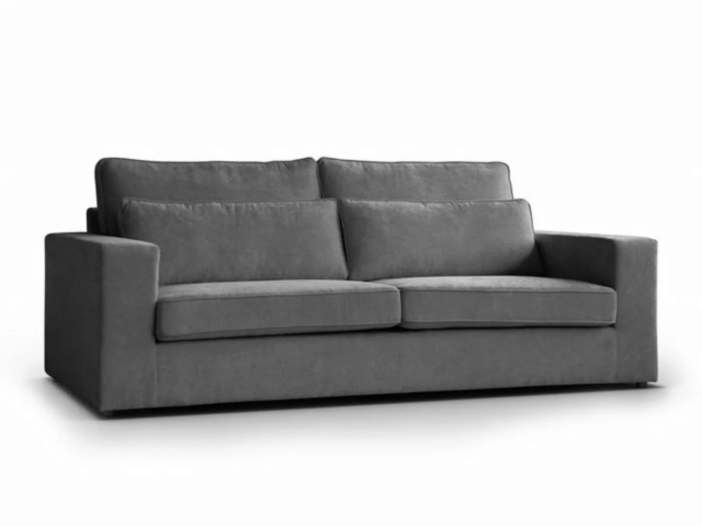 Beautysofa Ecksofa Modernes, stilvolles und elegantes 3-Sitzer-Sofa PARMA, günstig online kaufen