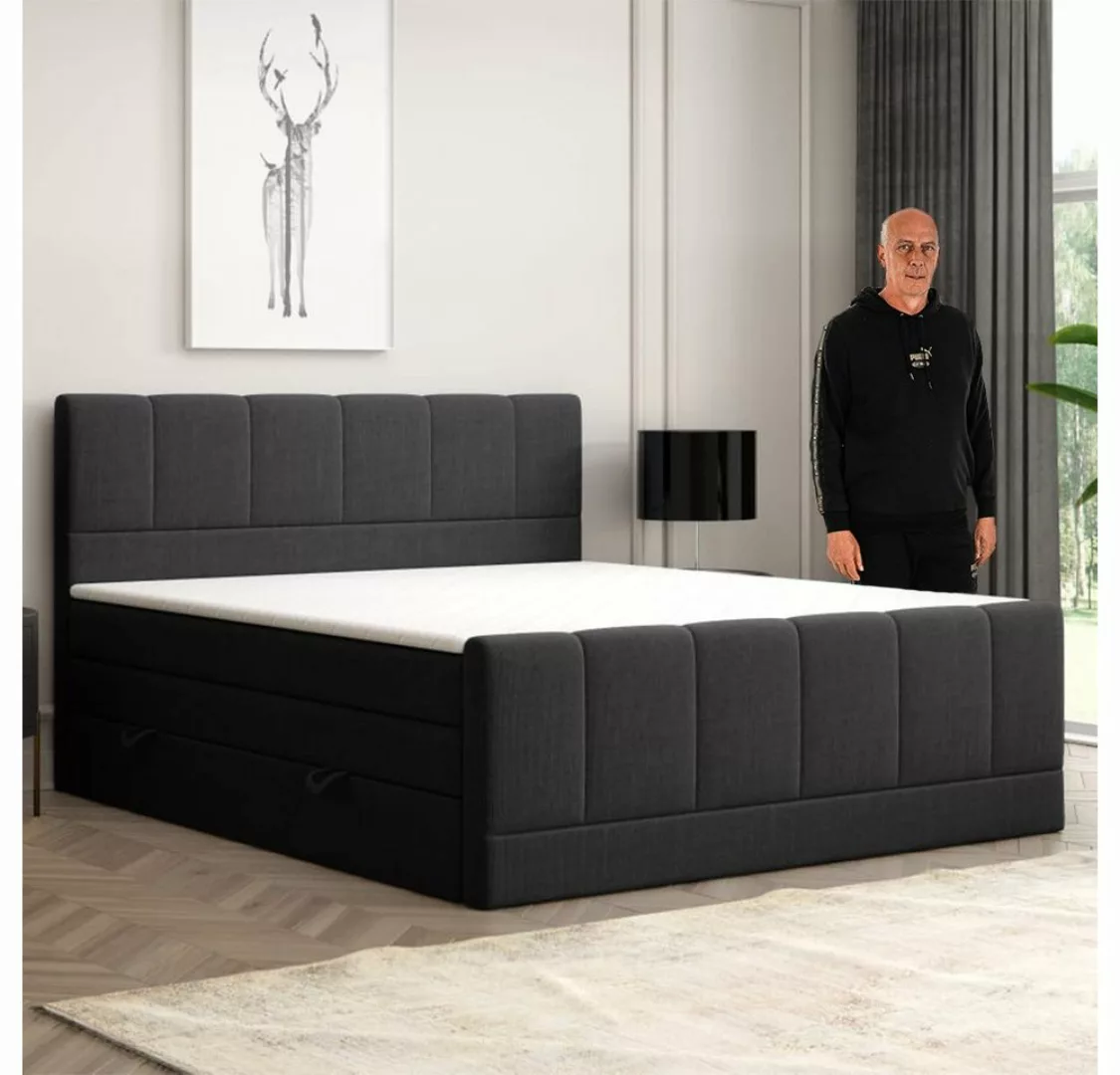 Möbel Punkt Boxspringbett Boxspringbett Mario Basler Dublin Bettkasten 180x günstig online kaufen