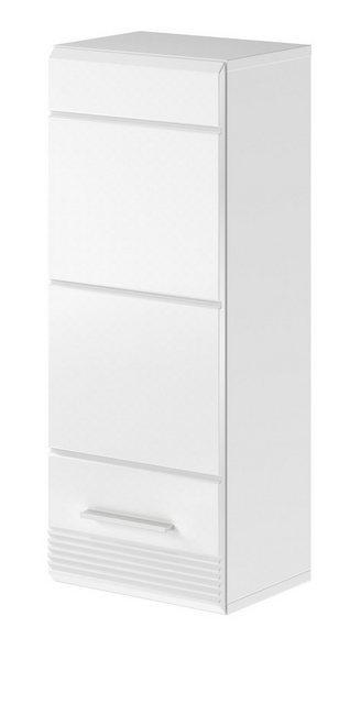 Inn.Furn Hängeschrank Leon (Badschrank in weiß, 30 x 77 cm) Hochglanz, 3 Fä günstig online kaufen