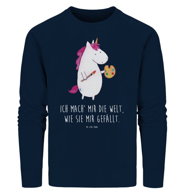 Mr. & Mrs. Panda Longpullover Größe XS Einhorn Künstler - French Navy - Ges günstig online kaufen