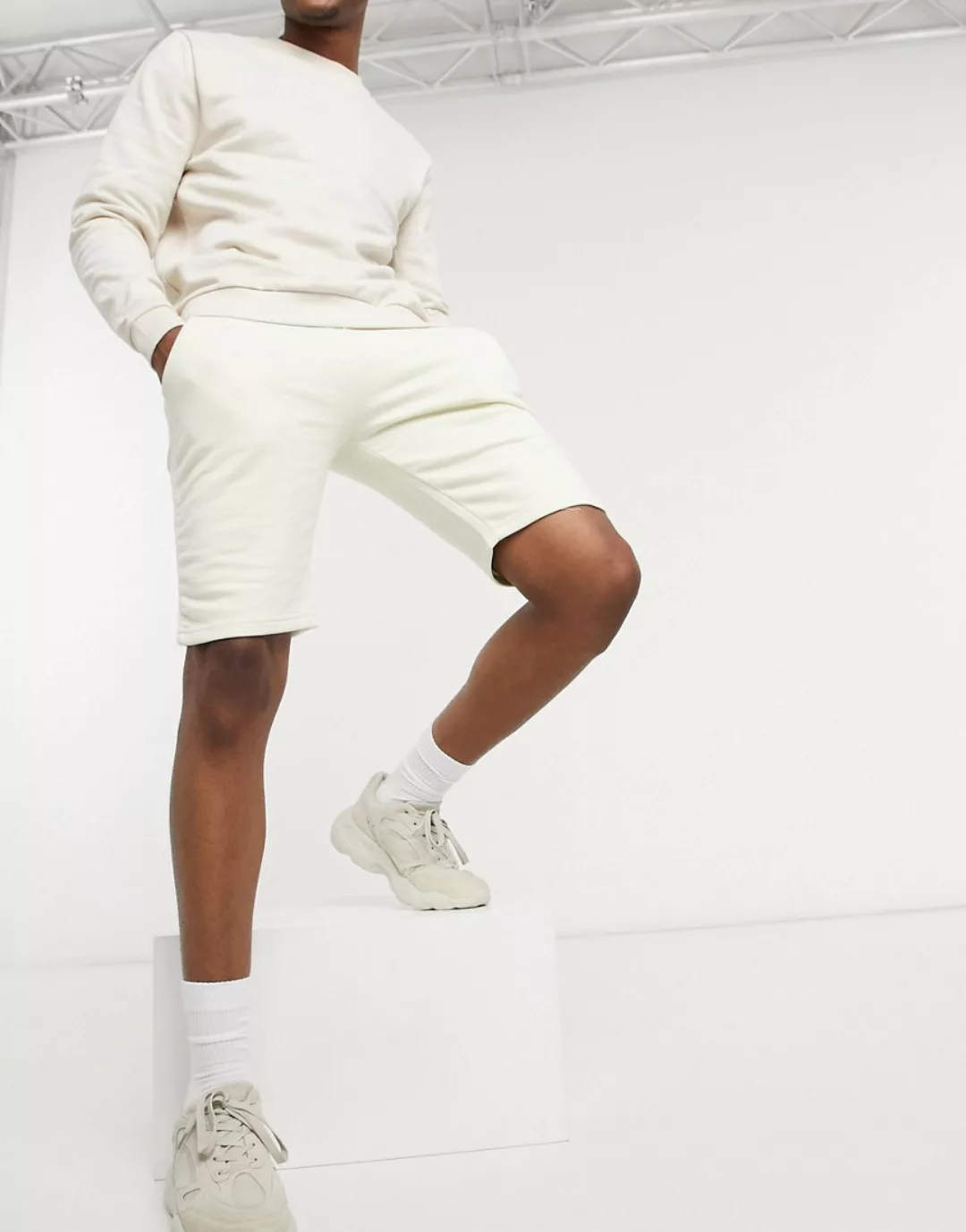 Night Addict – Shorts mit Tunnelzg-Weiß günstig online kaufen