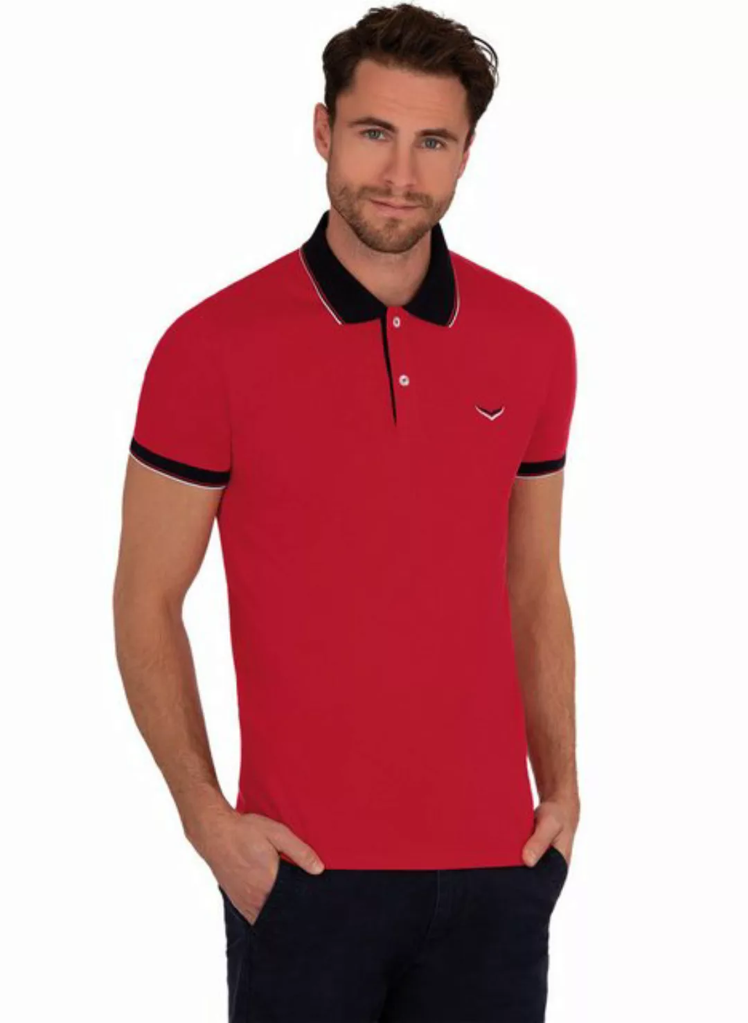 Trigema Poloshirt "TRIGEMA Slim Fit Polohemd" günstig online kaufen