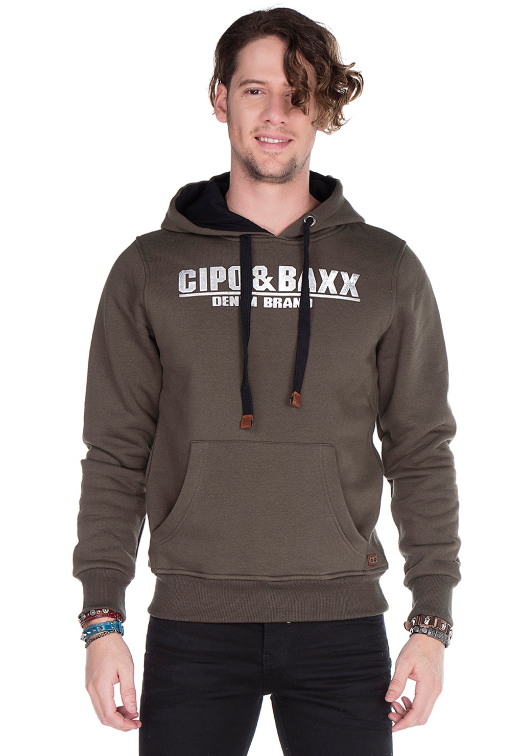 Cipo & Baxx Kapuzensweatshirt, mit Markenlogo günstig online kaufen