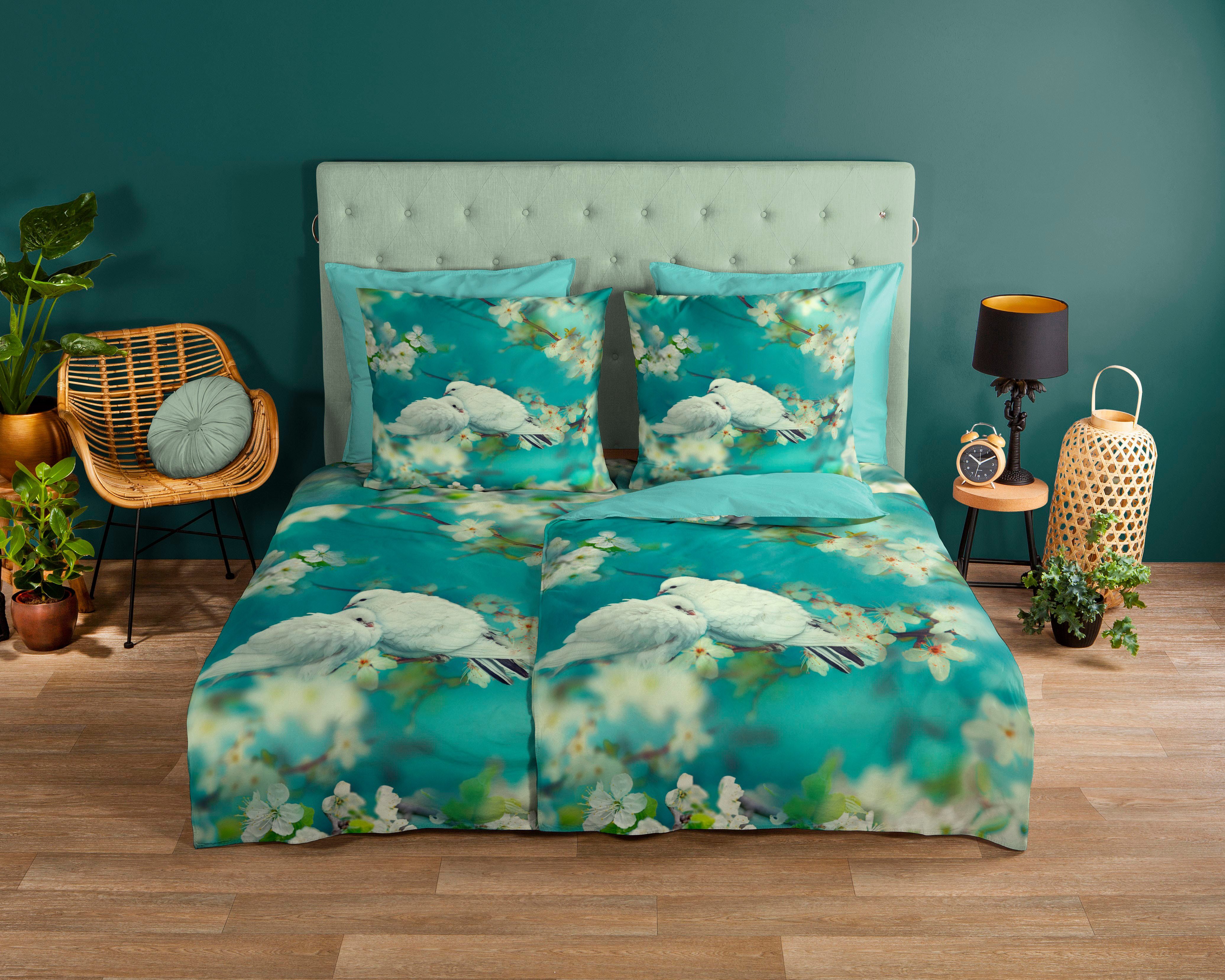 good morning Wendebettwäsche »Loving«, 100% Baumwolle, 135x200, Reißverschl günstig online kaufen