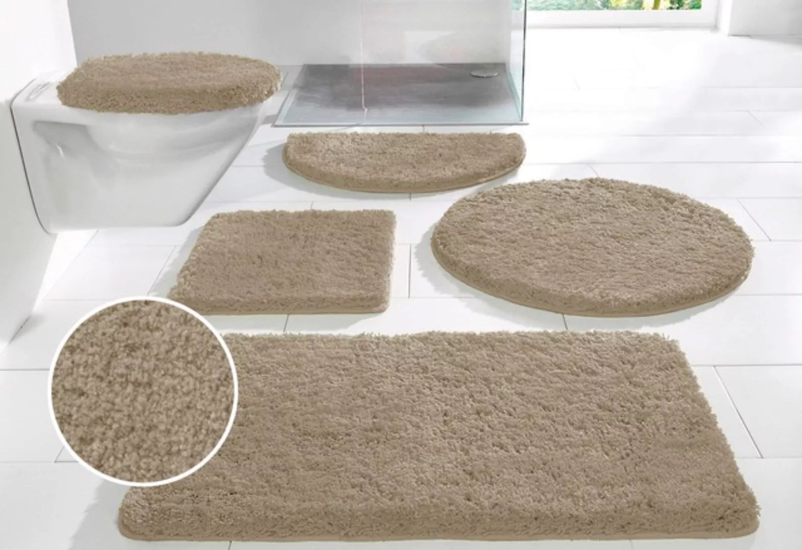 my home Badematte Sanremo, Badvorleger, Badezimmer günstig online kaufen