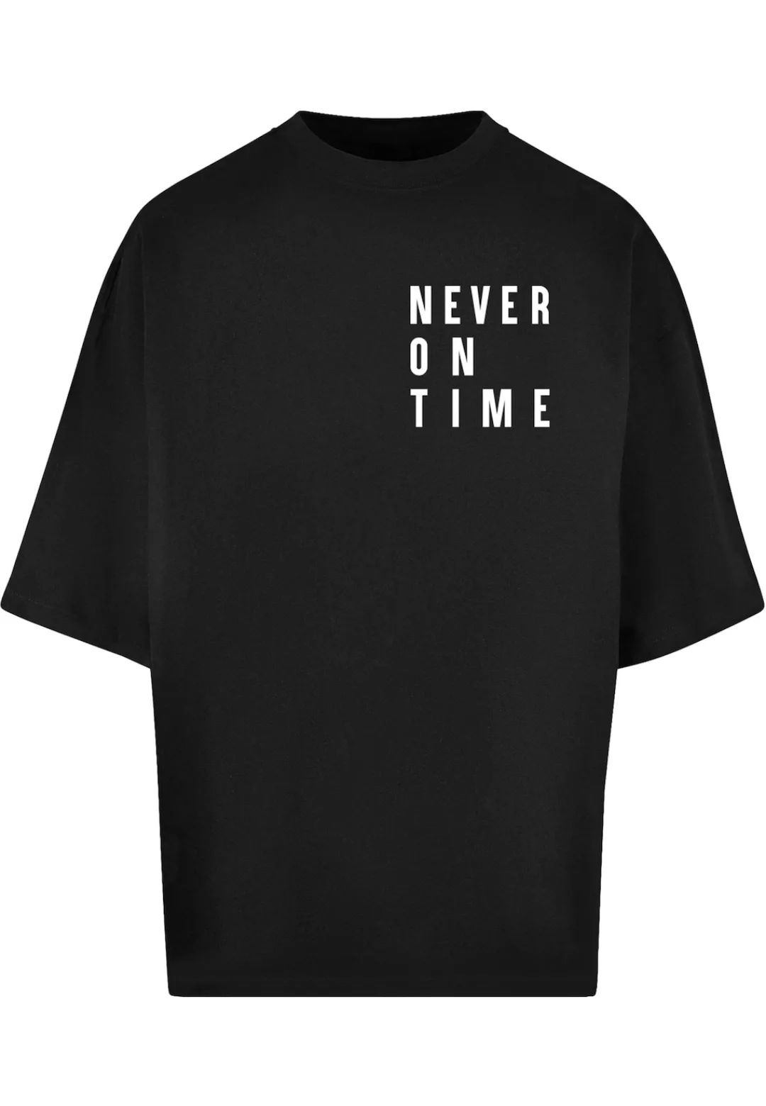 MisterTee T-Shirt "MisterTee Never On Time Huge Tee", (1 tlg.) günstig online kaufen