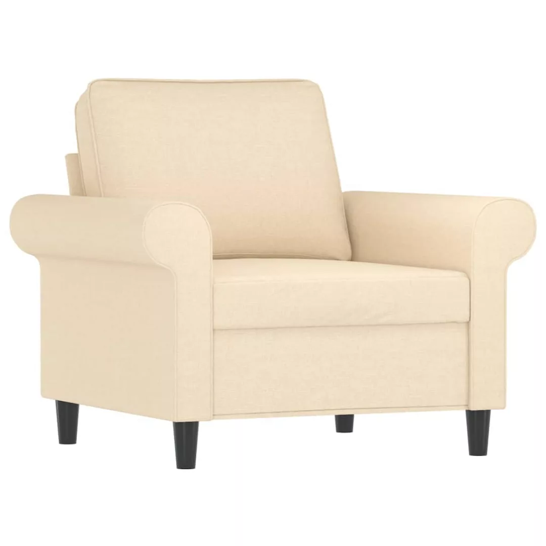 Vidaxl 1-sitzer-sofa Creme 60 Cm Stoff günstig online kaufen