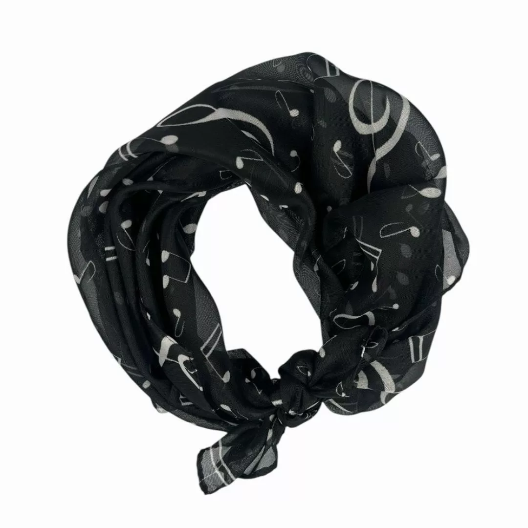 mugesh Schal Chiffon Schal Notenmotive, für günstig online kaufen