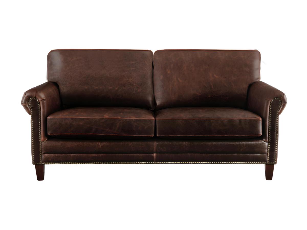 Ledersofa Vintage 2-Sitzer - Braun - CASSANDRA günstig online kaufen