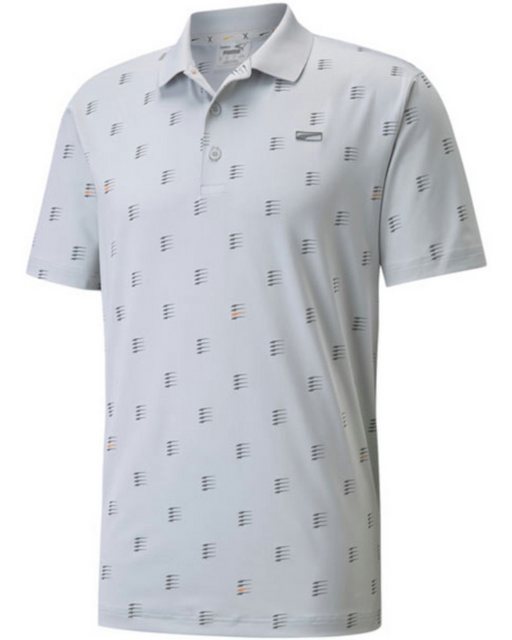 PUMA MATTR Moving Day Golfpoloshirt für Herren | Mit Aucun | Grau/Orange | günstig online kaufen