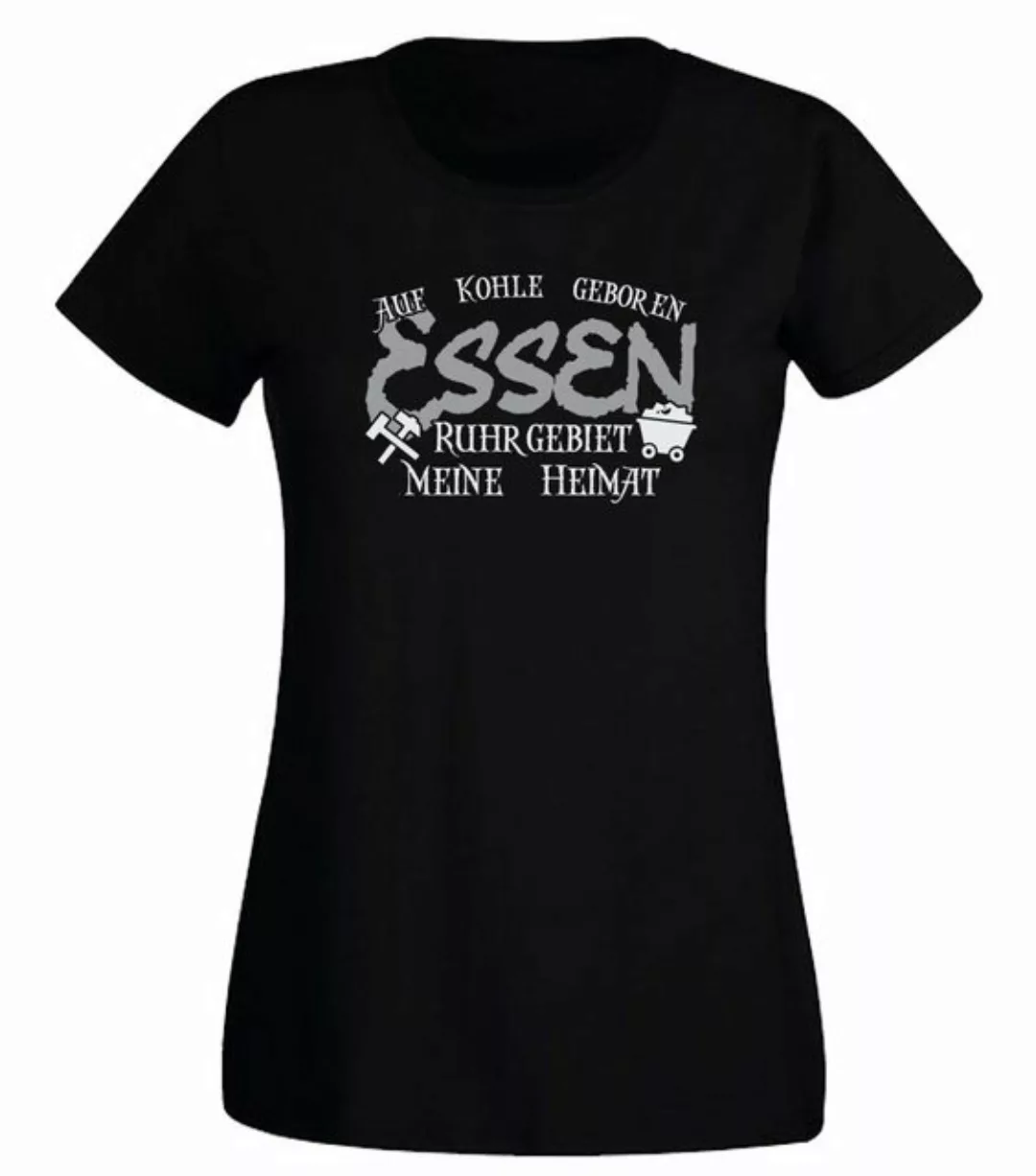 G-graphics T-Shirt Auf Kohle geboren – ESSEN – Ruhrgebiet – Meine Heimat Sl günstig online kaufen