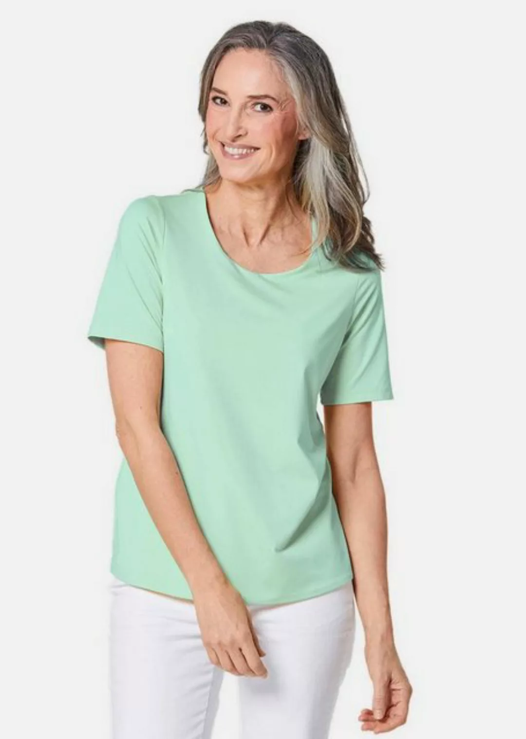 GOLDNER T-Shirt Kurzgröße: Gepflegtes Shirt in formstabiler Ware günstig online kaufen